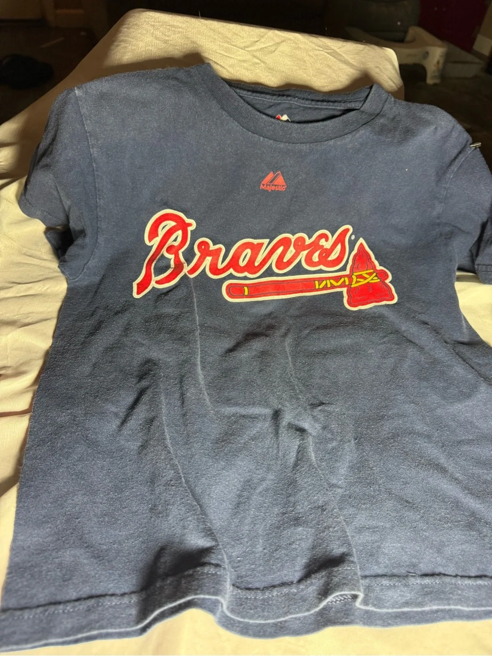 Atlanta Braves Kids Chipper Jones shirt with #10- youth small